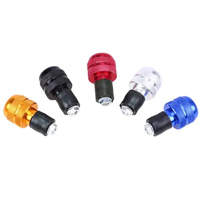 Motorcycle Round Handle Bar End Plugs Universal For 7/8  22mm Handlebar Grip • $10.29