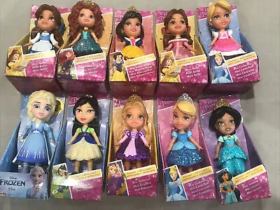Disney Princess Mini Toddler Dolls X 10 - Ideal Cake Toppers - Brand New • £55