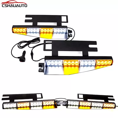 35  LED Strobe Light Bar For Trucks Dash Emergency Traffic Warning Hazard Light • $69.99