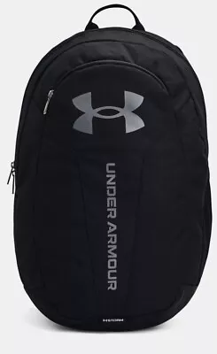 Under Armour Hustle Lite Storm Laptop Backpack Black Gray 26.5L NWT FREE SHIP!! • $35