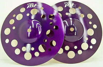 $175 • Buy Paiste PSTX 10  Swiss Hi Hat Cymbal Set/Color Sound Purple/Model # CY0001259910