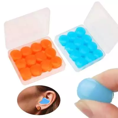 7 Pairs Ear Plugs For Sleeping Noise Cancelling Reusable Silicone Soft Moldable • $6.87