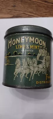 Vintage Honeymoon Lime & Mint Tin • $40