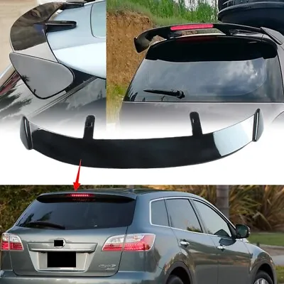 Universal Rear Tailgate Roof Spoiler Window Wing W/Light Glossy For Mazda CX-9 • $87.19