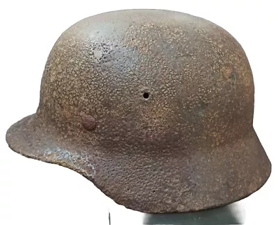 M40 Size 62 Helmet WWII Original German Stahlhelm Steel  WW2  • $199.99