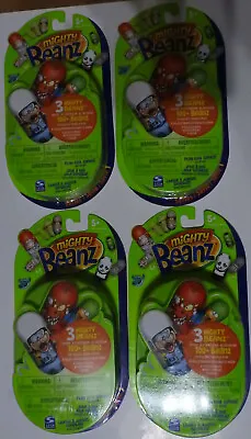 MIGHTY BEANZ PACK - SERIES 1 - NEW/SEALED  C2009 (X4) FREE P&P • £15.99