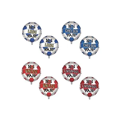 Football Fan Balloon  Liverpool Chelsea United City Teams Helium/Air Party Gift • £2.95