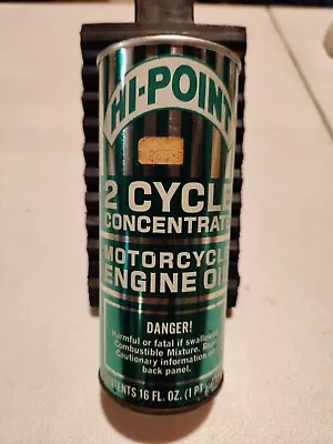 Vintage Hi Point Motorcycle Oil Can 2 Cycle Stroke NOS Unopened Engine HiPoint • $24.95