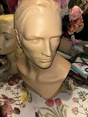 1960’s Vintage Male Mannequin Head Bust • $199