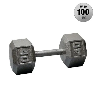 Body-Solid Cast Iron Hex Dumbbells From 1 To 100 Lb. • $175