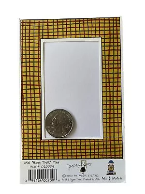 MINI HAPPY TRAILS PLAID Die-Cut “Frame Ups”FRAME(3.5”x4-3/4”)My Minds Eye•Travel • $2.59