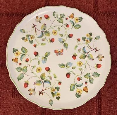 James Kent Old Foley Strawberry Cake Plate 27cm • £4