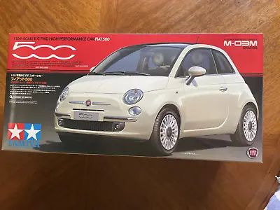 New In Box Tamiya 1/10 RC Fiat 500 FWD M03M Chassis 58427 With ESC Unassembled • $380