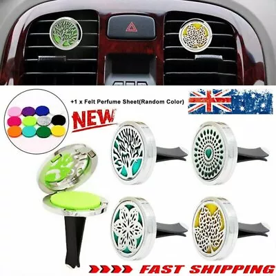 FRAGRANCE & ESSENTIAL OIL DIFFUSER Stainless CAR AIR VENT FRESHENER AromatheraRL • $9.92