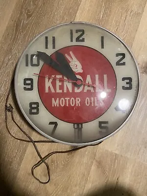 Vintage Kendall Motor Oil Clock • $750