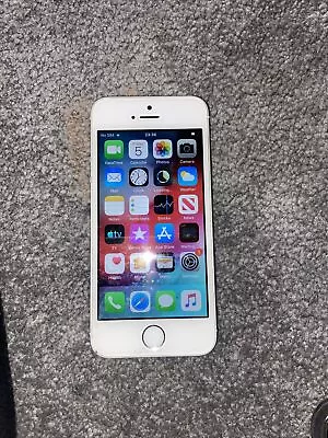 Apple IPhone 5s - 16GB - Silver  (Unlocked) A1457 (GSM) • £19.99