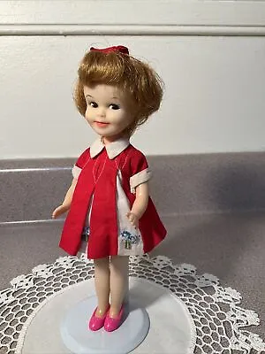 1963 Deluxe Reading Penny Brite 8 Inch Doll With Dress Panties & Shoes Cute! • $14