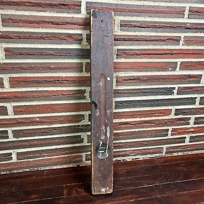 Antique Stanley Wooden No. 0 Level Brown Rectangular Solid Workshop Carpenter • $69.99