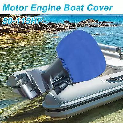 600D Outboard Boat Motor Covers For Yamaha For Mercury For 50-115HP Blue • $19.86