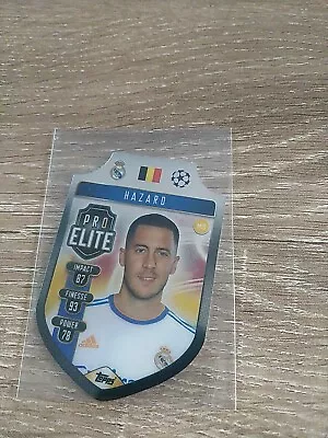 Match Attax 2021/22 Eden Hazard Pro Elite Shield Real Madrid Chrome Card SH4 • £3.50