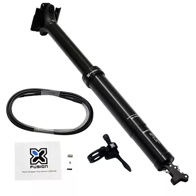 X-Fusion Manic INTEGRA Remote Dropper Seatpost 31.6x375.5mmT:125mm • £149