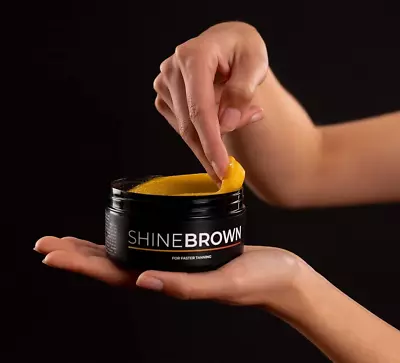 BIG TUB X 190m SHINE BROWN Tanning Accelerator Cream  Sunbed & Sun BYROKKO • £16.99