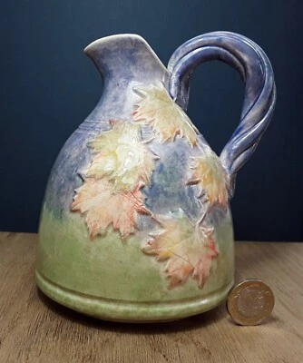 £12.95 • Buy Studio Art Pottery Jug Signed MR Heather Donnai Molly Roddis Unusual Attractive