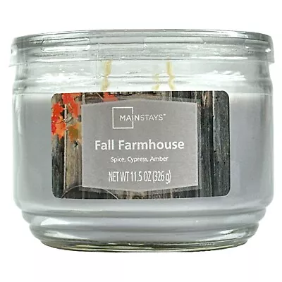 Mainstays Fall Farmhouse 3 Wick Candle 11.5 Oz Candle • £19.21