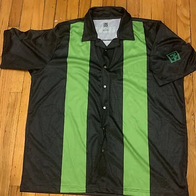 7 ELEVEN Employee Uniform Work Shirt Snap Up 7-11 Apparel Size 2XL • $25.66