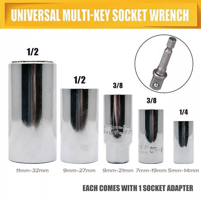 Magic Connecting Universal Socket Wrench-Tool Power Drill Adapter Set • $14.89