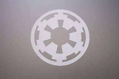 Imperial Logo Vinyl Decal Sticker Star Wars WHITE 3  • $3