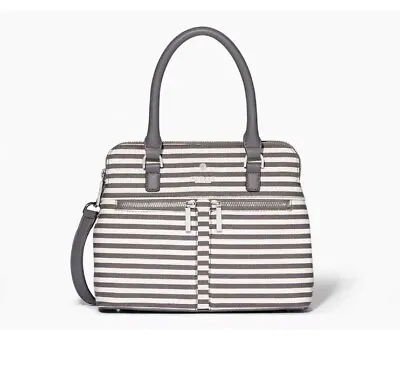 £46 • Buy Modalu Pippa Mini Grey Stripe Bag