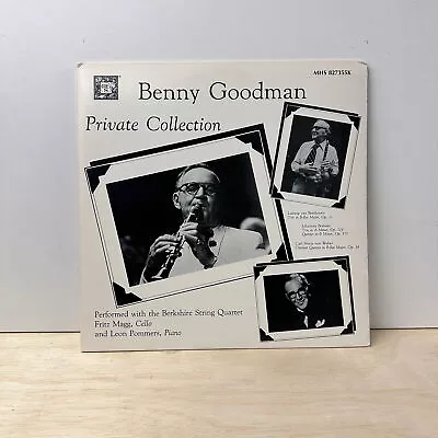 Benny Goodman - Private Collection - Vinyl LP Record - 1985 • $28