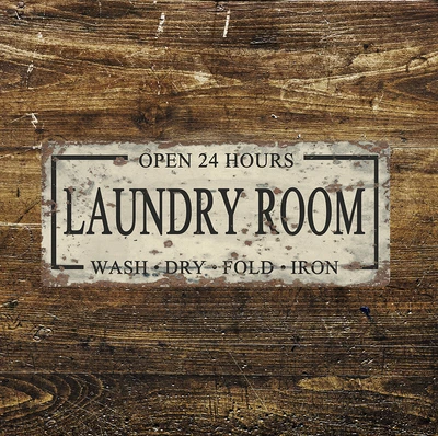 £3.99 • Buy Vintage Laundry Room Notice Metal Sign