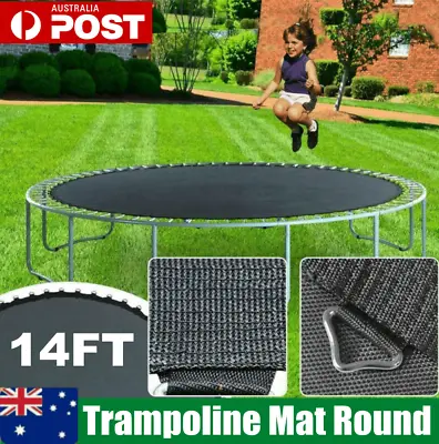 Outdoor Springless Replacement Trampoline Mat Round Spare 8ft 10ft 12ft 14ft NEW • $93.98