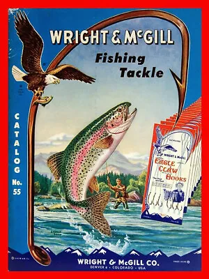$19.99 • Buy Vintage Eagle Claw Hooks Advertisement Reproduction Steel Sign Trout Fishing