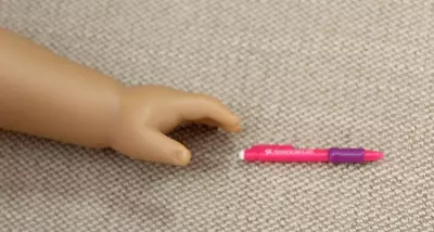 American Girl MECHANICAL PENCIL Pink Purple Doll School Accessory • $2.95