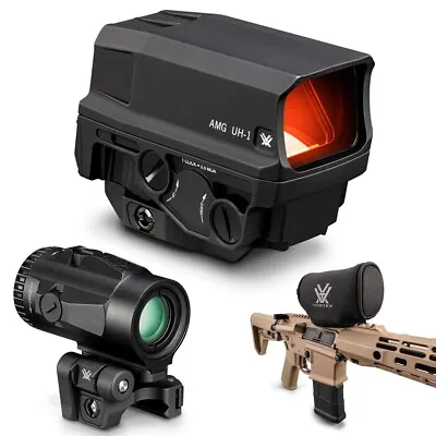 Vortex AMG® UH-1 Gen II Holographic Sight W/ 3X Micro Magnifier & Sight Cover • $898