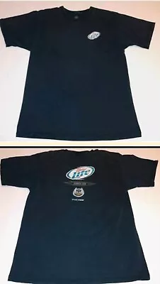 Vtg 2008 Miller Lite Harley Davidson 2 Sided Cotton T-shirt Looks L • $19.99