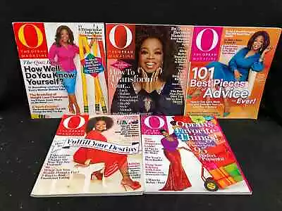 O The Oprah Magazine Lot Of 5 2012 Augsepoctnovdec Vol 13 • $19.99