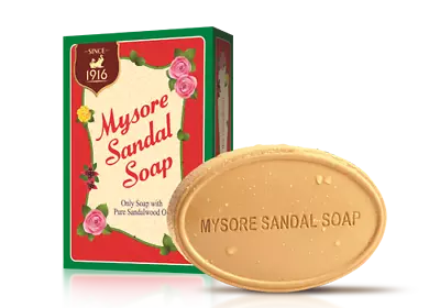 Mysore Sandal Bathing Soap With Indian Sandalwood Oil Herbal 75g • $5.64