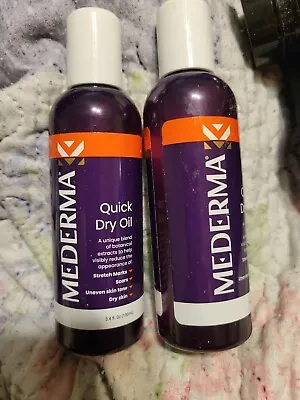 (2) 3.4 Oz Mederma Quick Dry Oil For Scars & Stretch Marks Nobox • $18.95