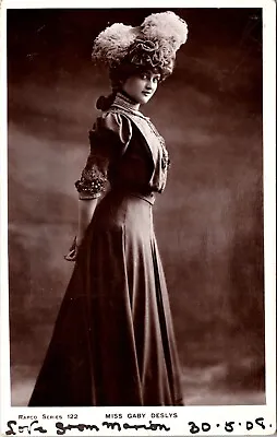 Gaby Deslys: Beautiful Talented Actress Dancer And Singer : Rapco : Rare Rppc • £33.78