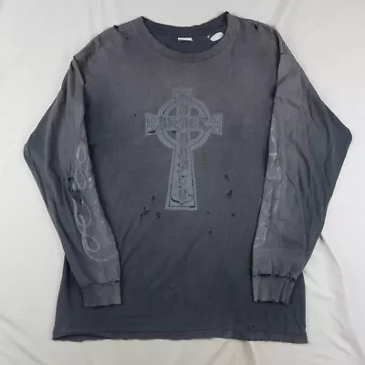 Vintage Faded Thrashed Black Sabbath Longsleeve T-Shirt Size L • $1795