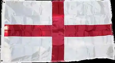 2x3 Embroidered UK St Saint George Cross 300D Nylon Flag 2'x3' 2 Clips • £33.94