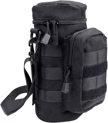 Outdoor Hiking Tactical Molle Water Bottle Bag Military Belt Holder Kettle Pouch • $12.95