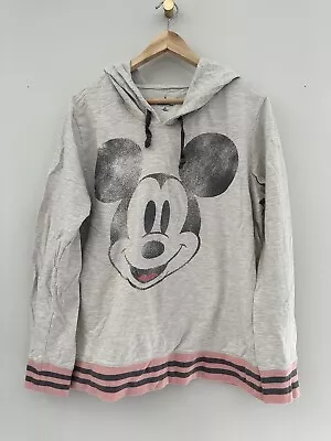 Disney Parks Women’s Lightweight Sweatshirt Mickey Mouse Pink/Gray XXL • $14