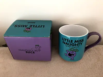 Boxed Little Miss Naughty Mug Roger Hargreaves Wild & Wolf Mr Men Coffee Tea Cup • £12