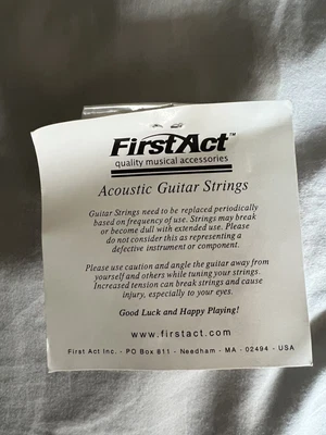 $9.99 • Buy First Act Guitar Stings