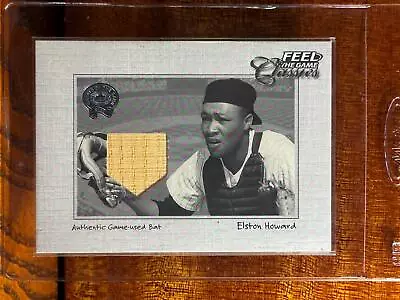 2001 Fleer Greats Of The Game Fell The Game Classics Elston Howard Bat Card • $20